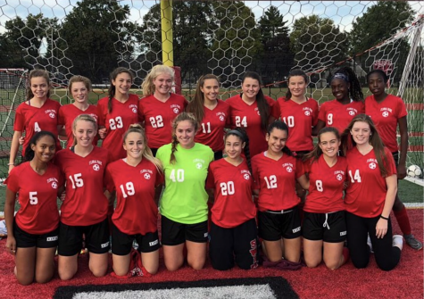 Girls' Soccer Team Spoils Carle Place Senior Day
