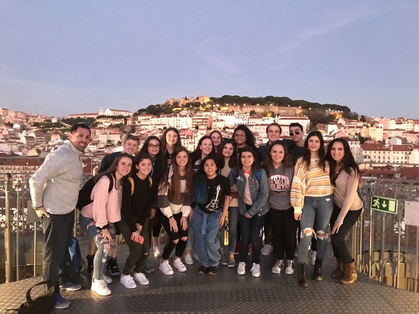 Left to right: (back) Dylan Gammarato, Kayla Diaz, Meghan Kilcarr, Lily Doyle, Emerson Lucatorto, Tulah Chatterton, Madison Otway, Joseph Zucclamaglio, Francis Brandt (front) Mr. Drivas, Kate Catterson, Sofia Neuscheler, Christina Diguglielmo, Natalia Gechlik, Gianna Angulo-Triana, Alison Goldberg, Julia Manolios and Dr. D’Ammassa