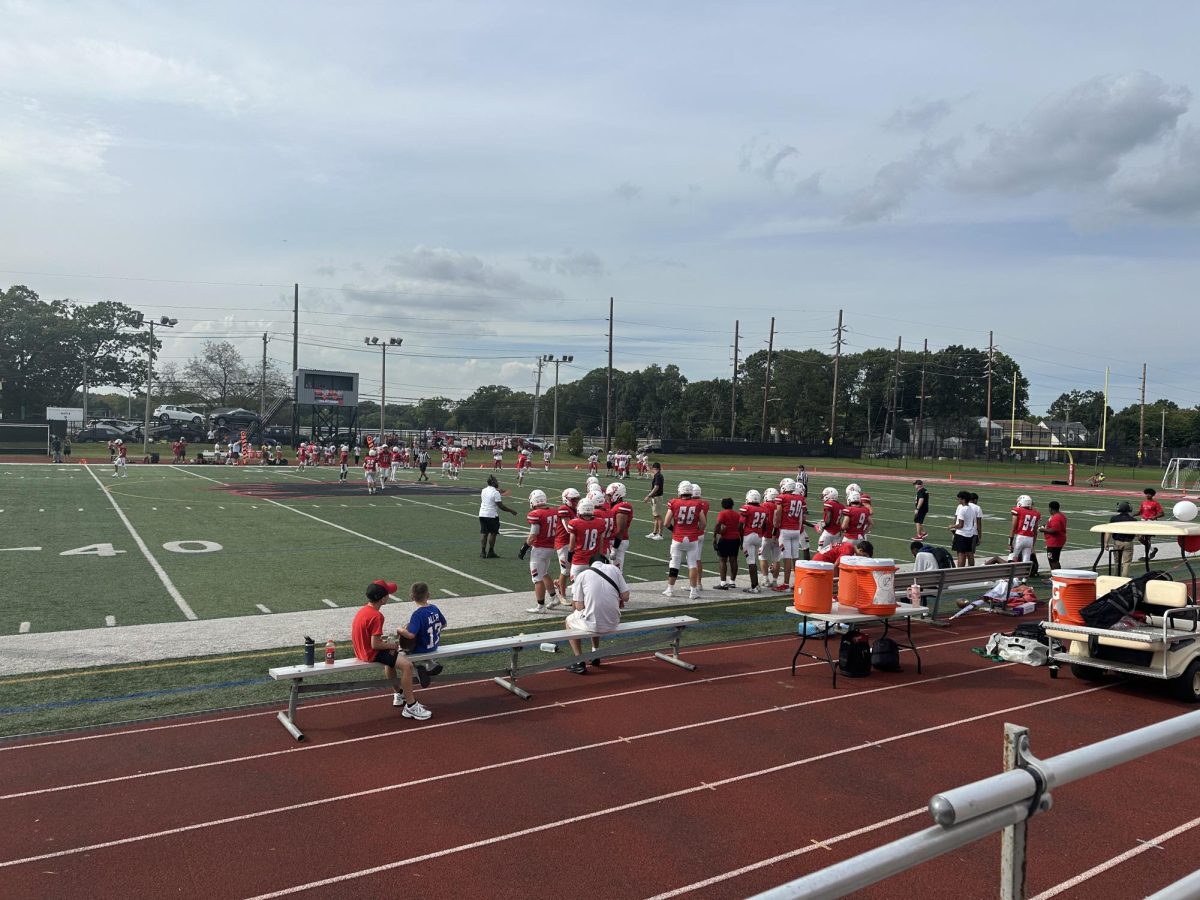 The Floral Park Knights vs the Valley Stream South Falcons.
